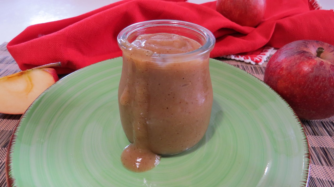 Creme de maçã e canela - topping