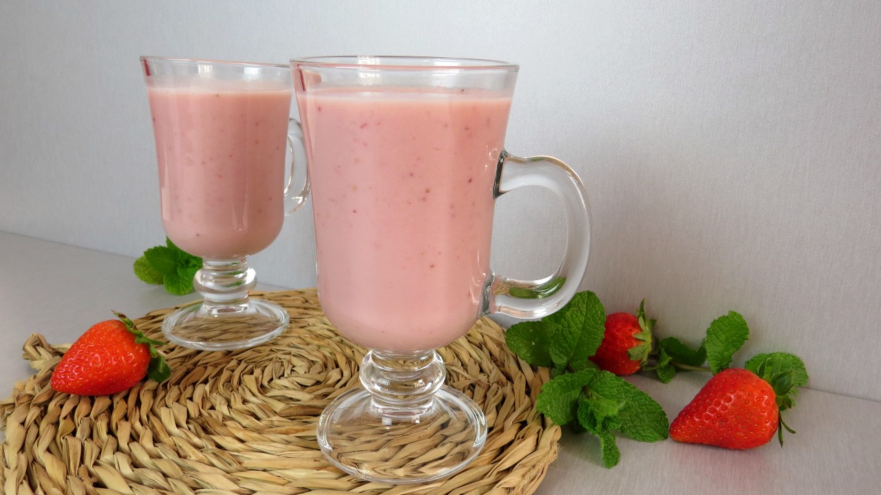 batido de morango