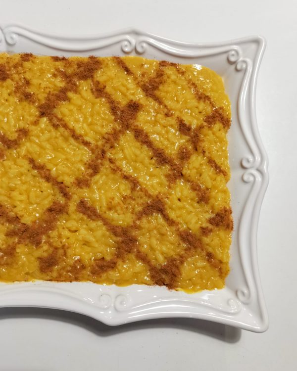 arroz doce vegan